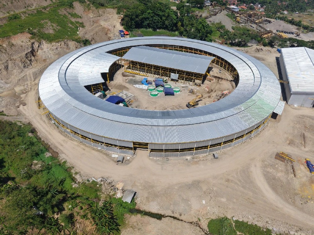 印度尼西亚9.88m移动式隧道窑项目